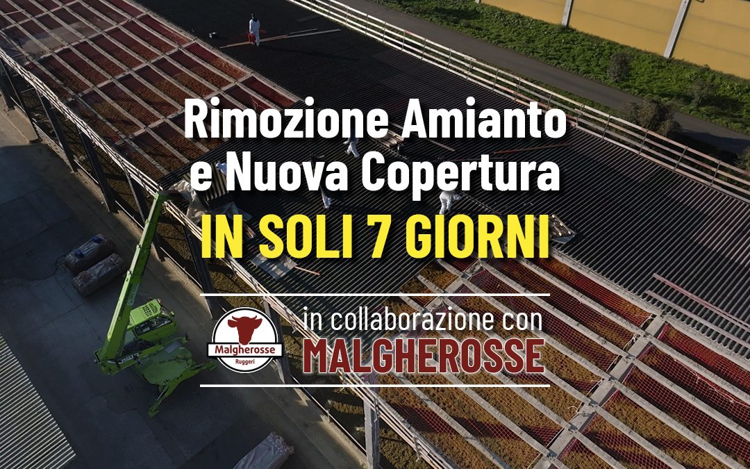 Malgherosse Brescia: nuova copertura in soli 7 giorni