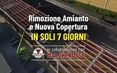 Malgherosse Brescia: nuova copertura in soli 7 giorni