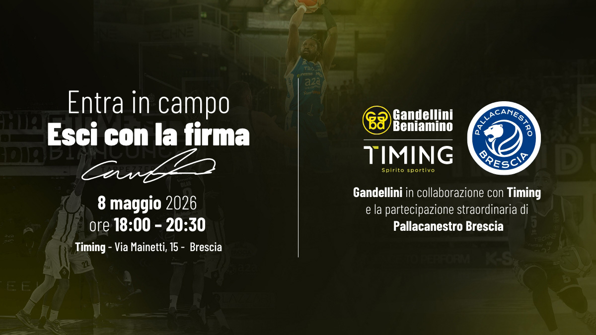 Evento basket Brescia 8 maggio | Gandellini Beniamino